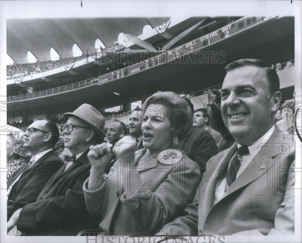 1968 Press Photo Mayor St Louis Wife Carman Alfranso