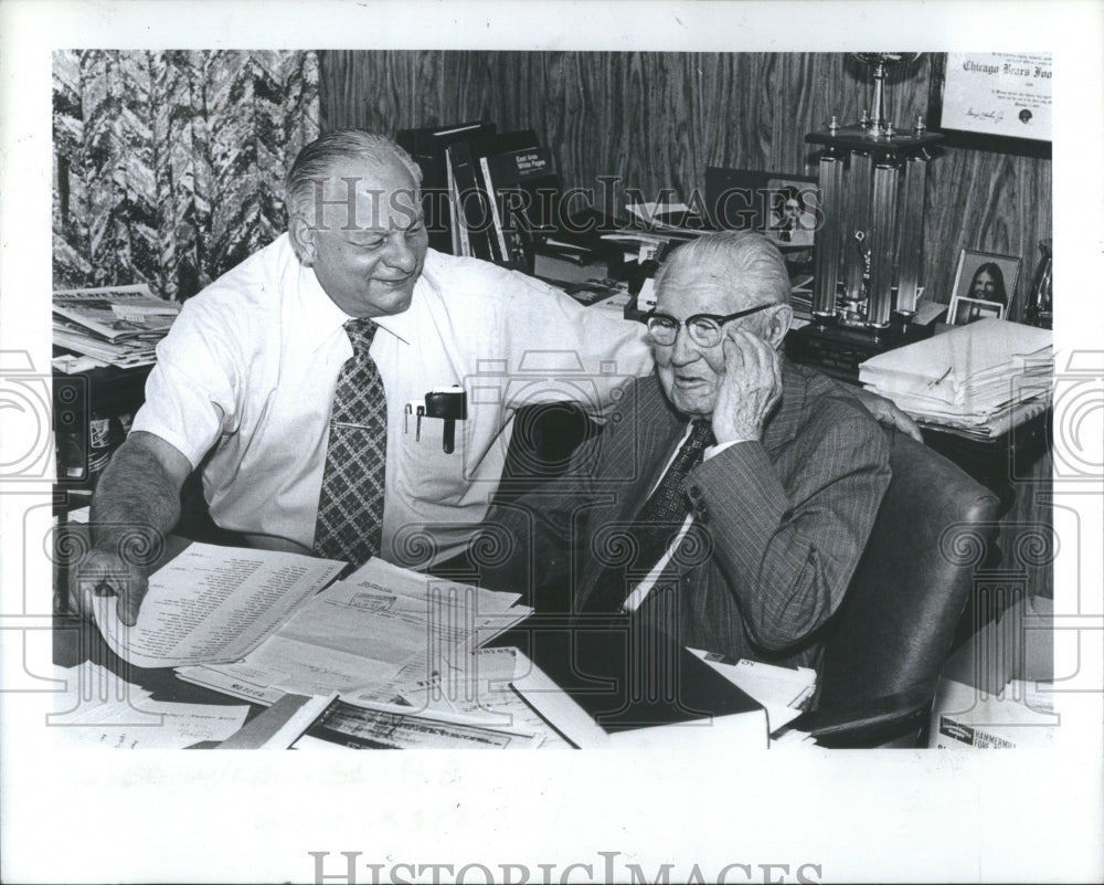 1981 Press Photo Lawyer Frank S Szymanski Daniel