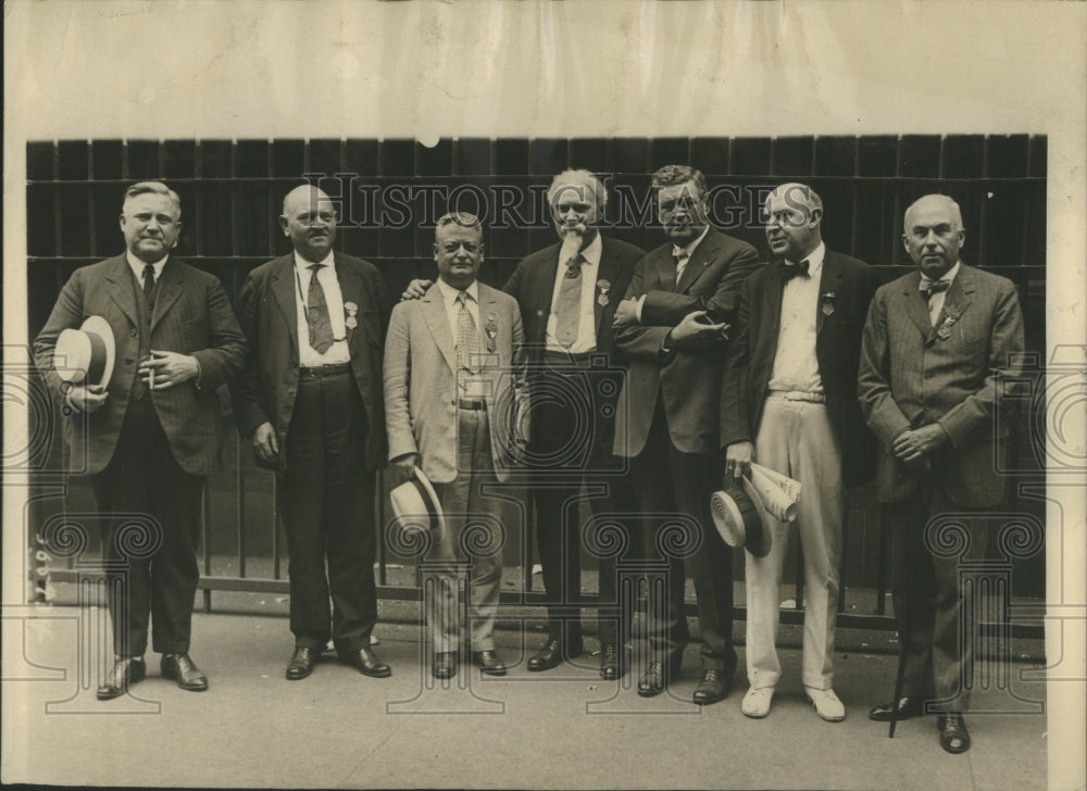 1924 Press Photo Ex Governors conventation Gov Martin