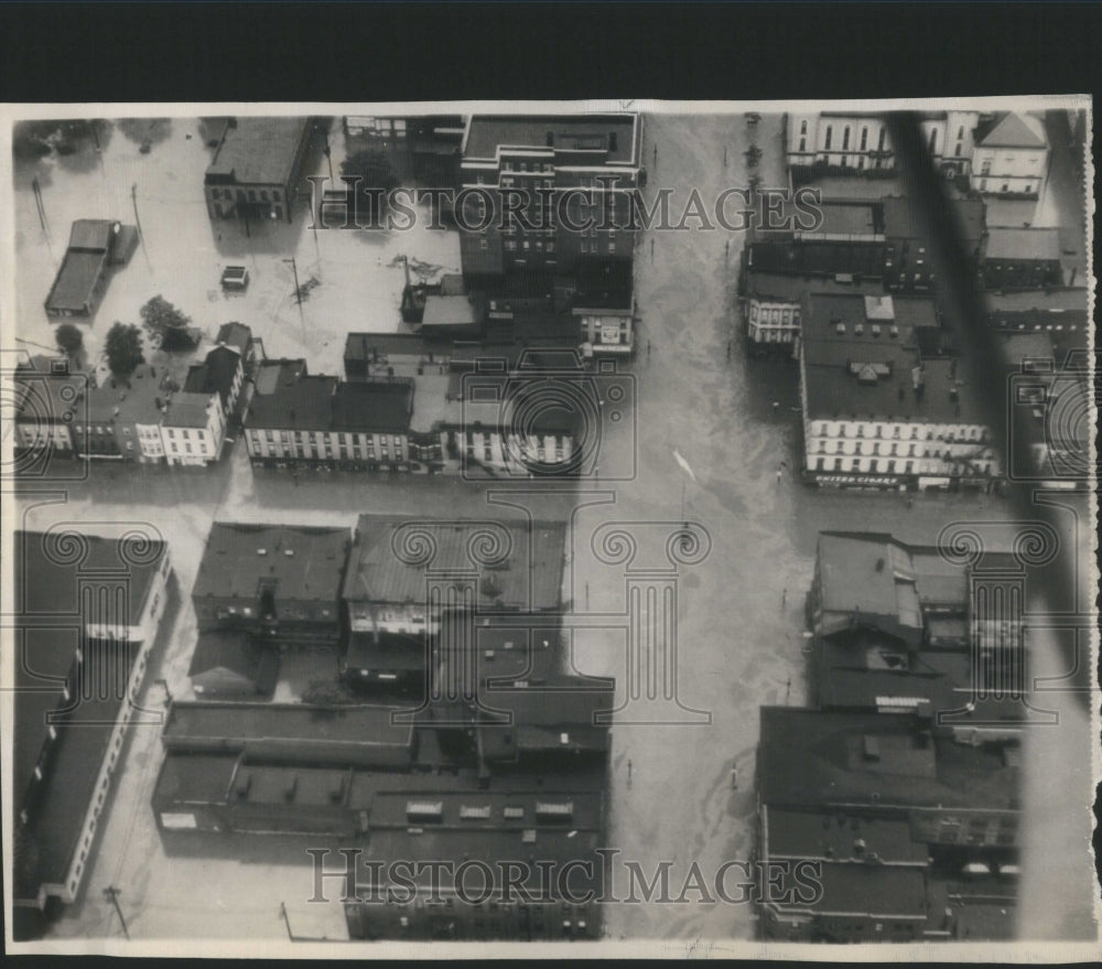 1946 Press Photo Williamsport Flood Susquehanna River - Historic Images