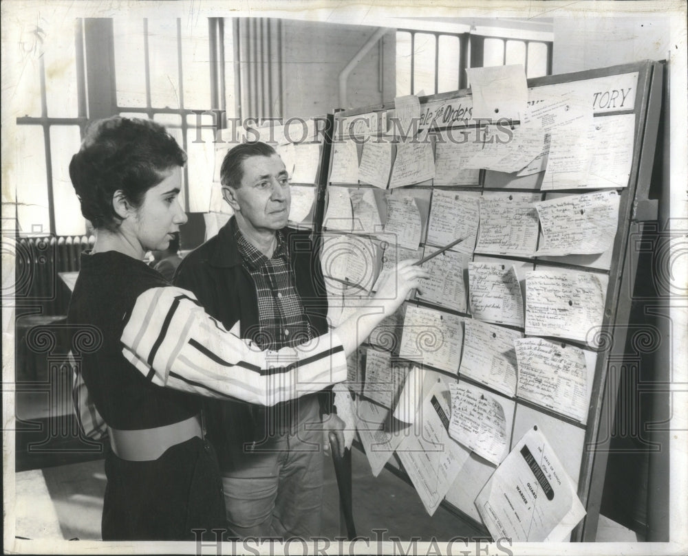 1955 Press Photo Employment Rehabilitation Washington