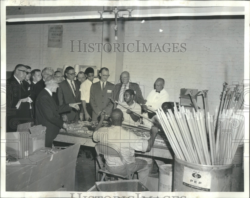 1964 Press Photo Landa Director Cook County Welfare Aid