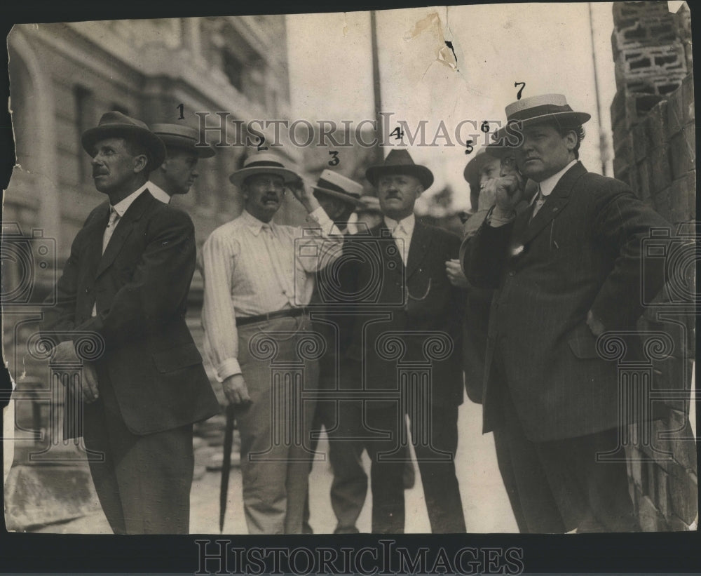 1913 Press Photo Warden Bailey Commissioner