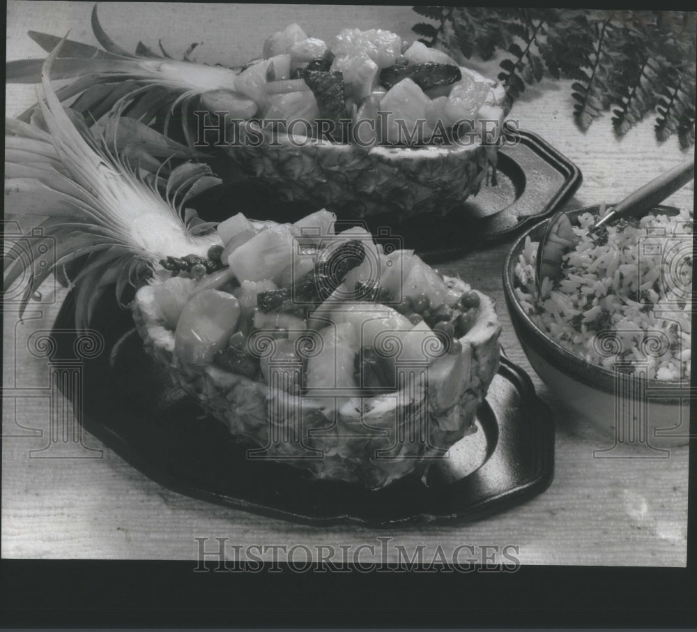 1981 Press Photo Dole Fresh Pineapple