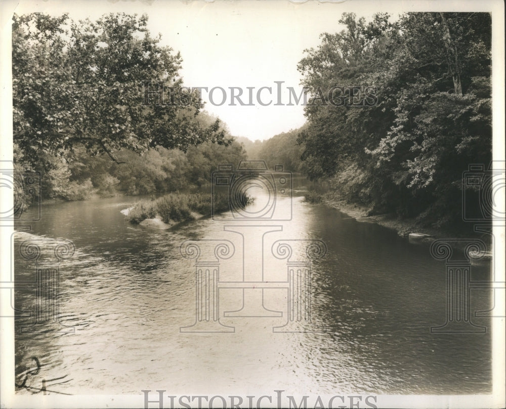 1938 Press Photo Sugar Creek Moral Town Ship Indiana US