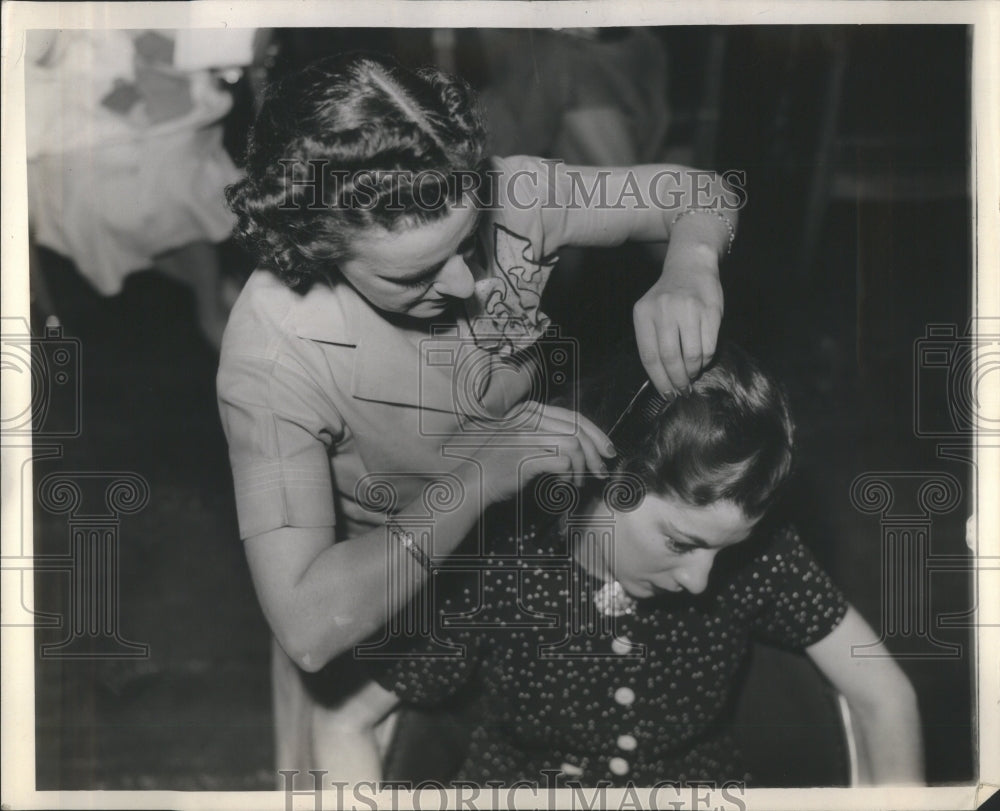 1938 Press Photo Mercedes Reilly Lee Carson