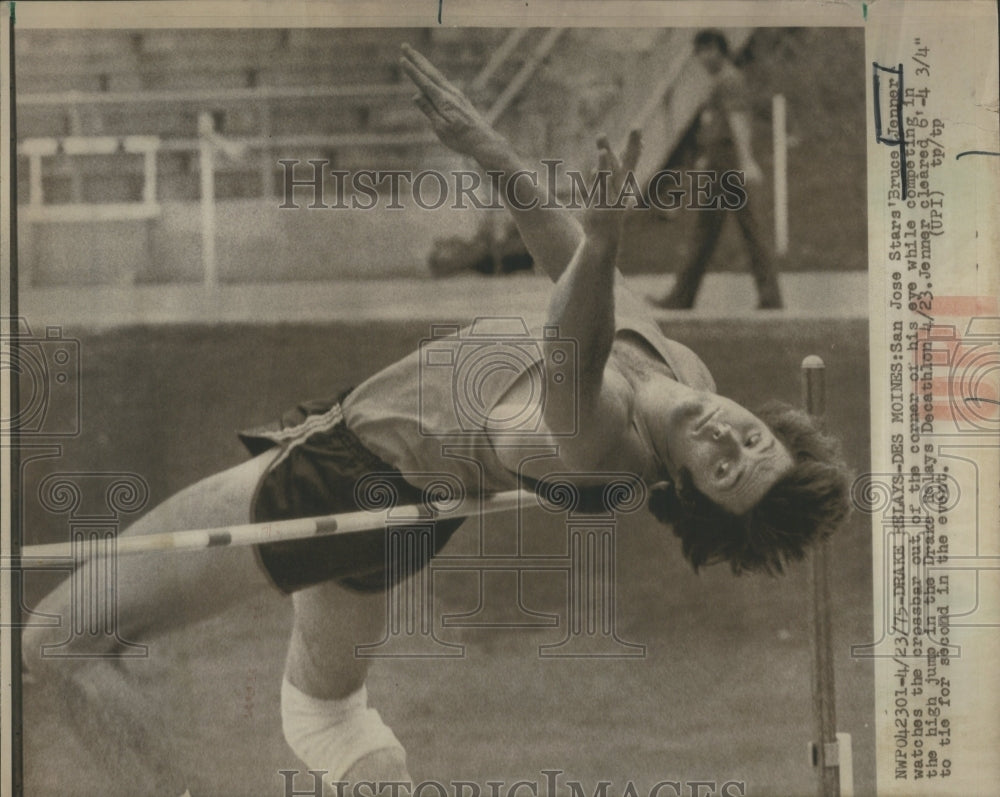 1975 Press Photo San Jose Stars&#39; Bruce Jenner