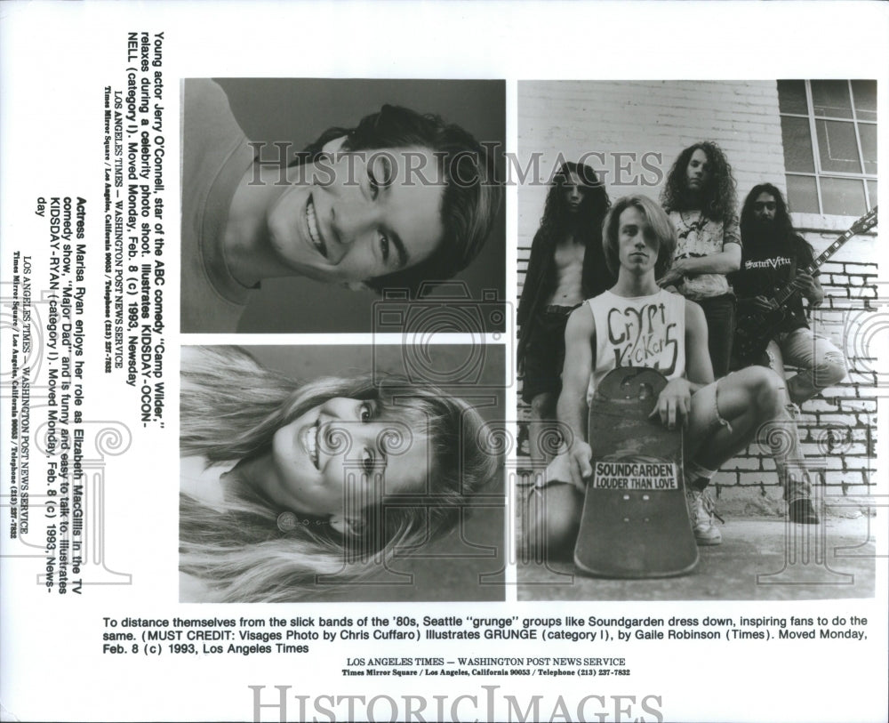 1993 Press Photo Grunge Washington particularly