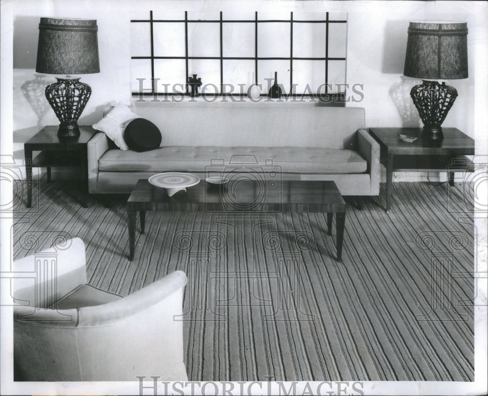 1958 Living Room Furniture Display Showroom - Historic Images