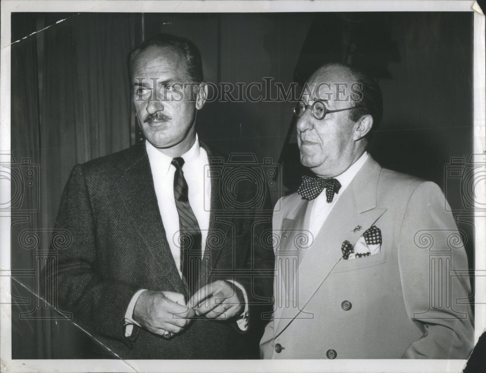 1957 Press Photo Comedian Edward Wynn Son Keenan Actor