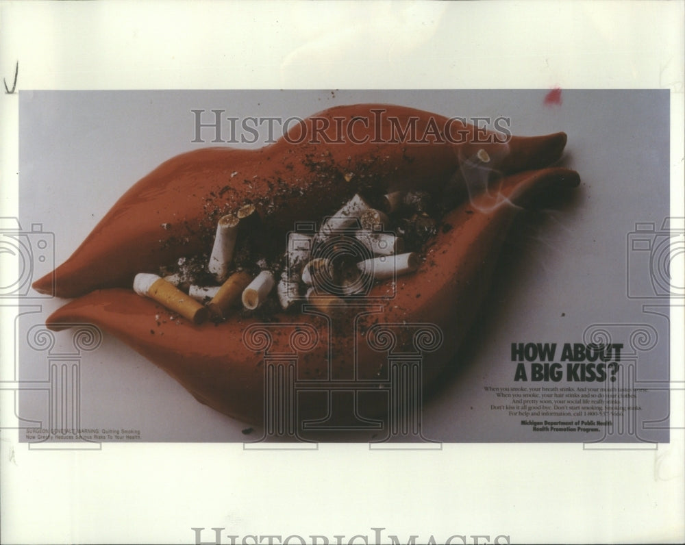 1989 Smoking Ban ad - Historic Images