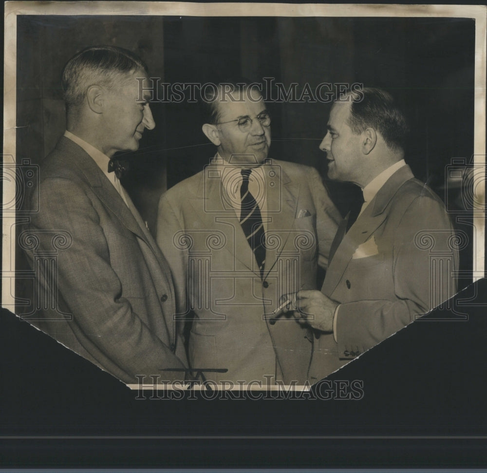 1941 Press Photo Frank D McKay Politician Eugene Gary