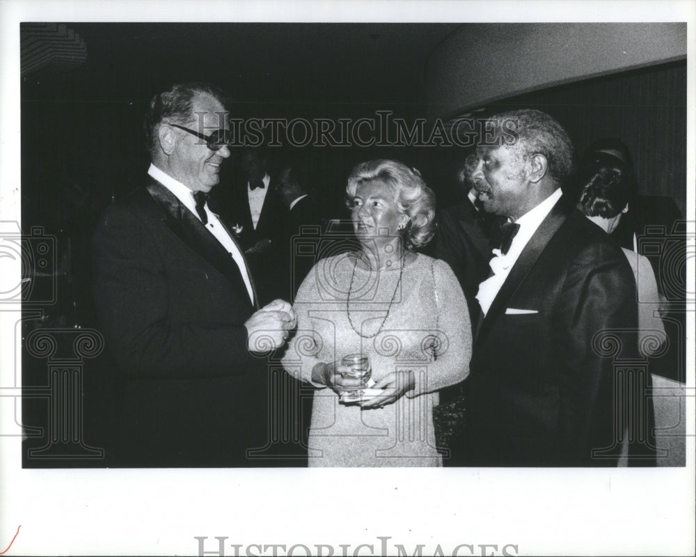 1982 Press Photo Martin Mcdonerary Judge Damon Keith