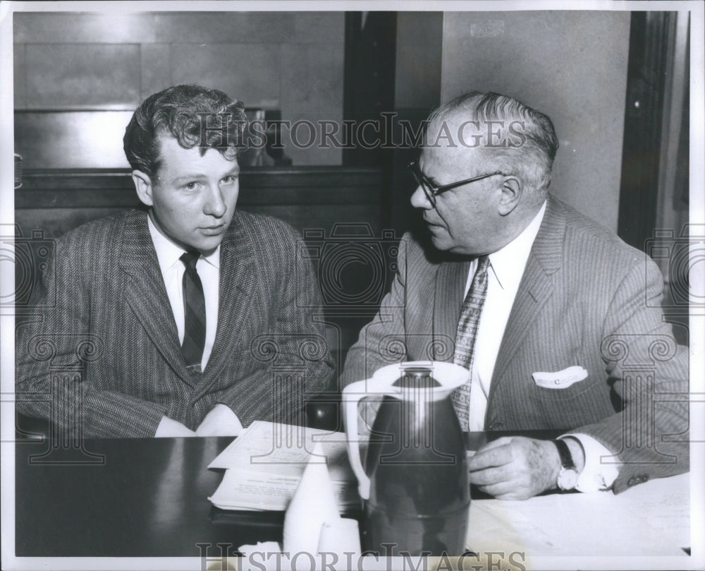 1960 Press Photo Davenport City George Darryl Murder