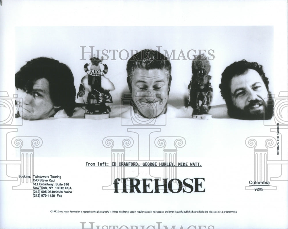 1992 Press Photo Alternative Rock Group Firehose