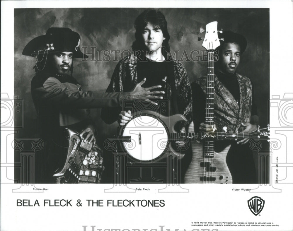 1993 Press Photo Future Man, Bela Fleck &amp; Victor Wooten