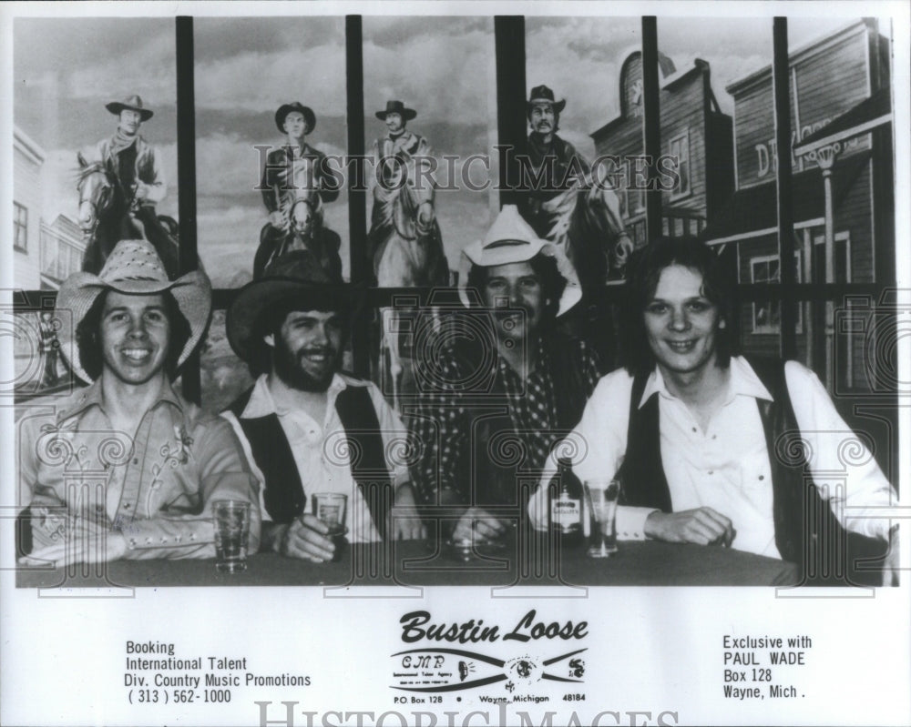 1995 Press Photo Bustin Loose Musical Group