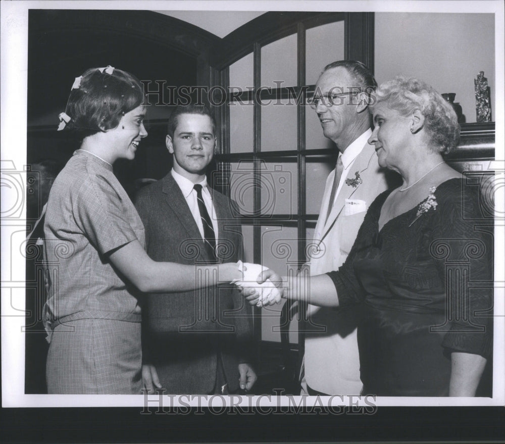 1956 Press Photo Miles Cumings Lee Macbride Henry Booth