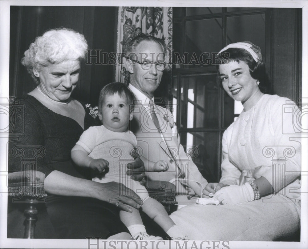 1958 Press Photo Henry Booth Publisher George Wind