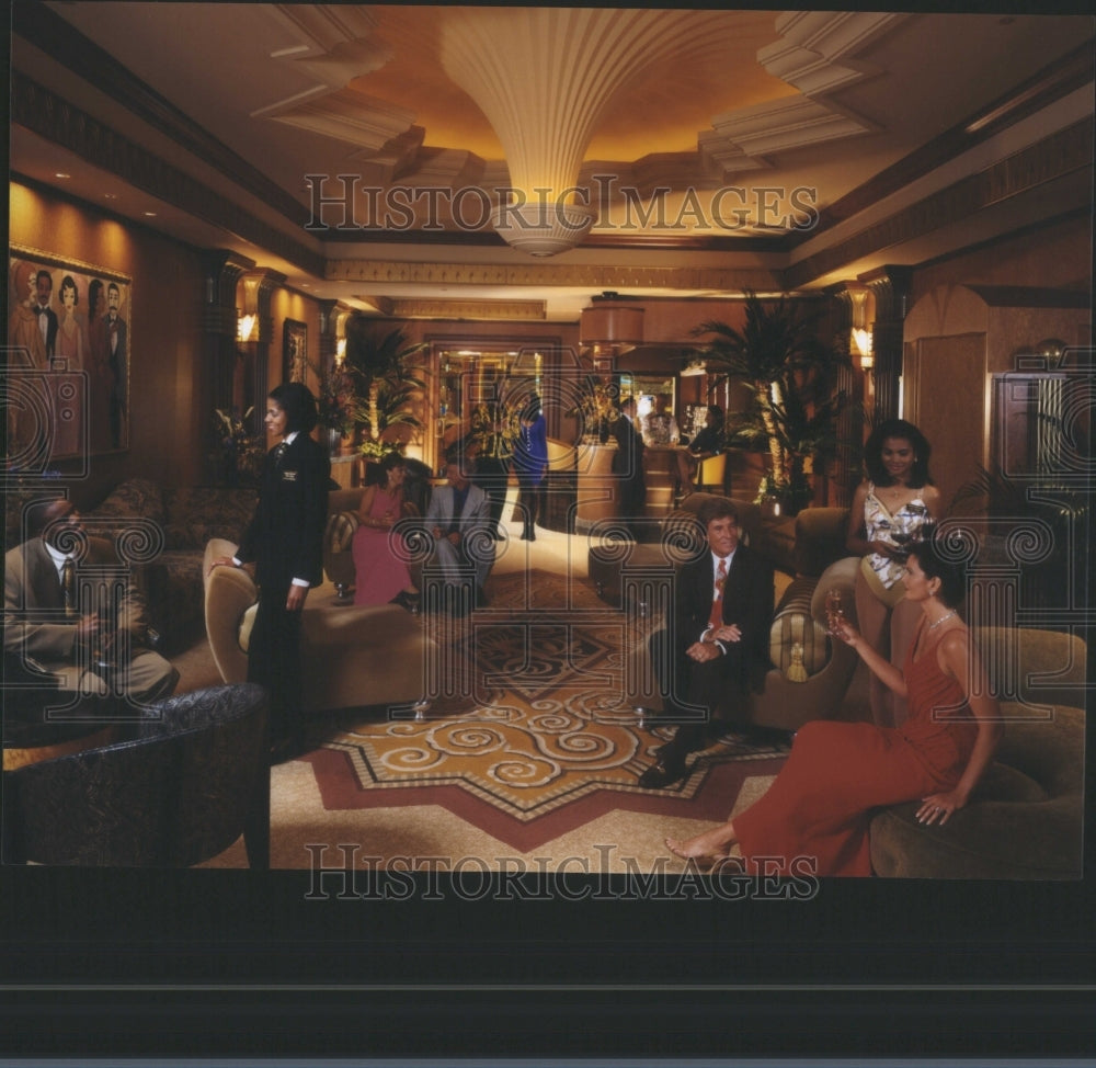 Press Photo MGM Grand Detroit Casino VIP Lounge