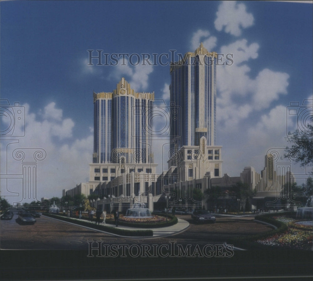Press Photo Proposed MGM Grand Hotel Casino Detroit