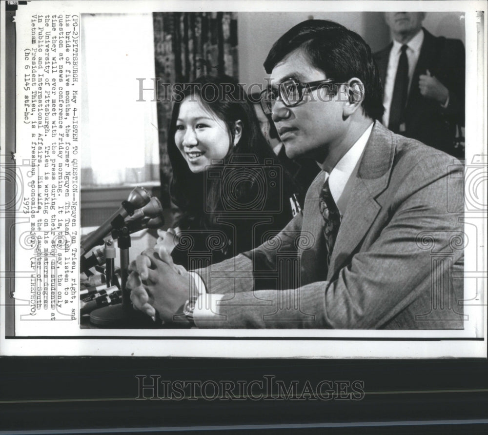 Nguyen Tan Trieu News Conference - Historic Images