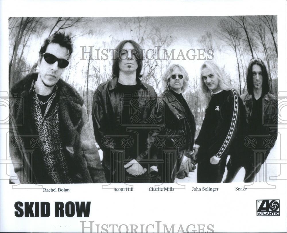 2002 Press Photo Entertainment Group Skid Row