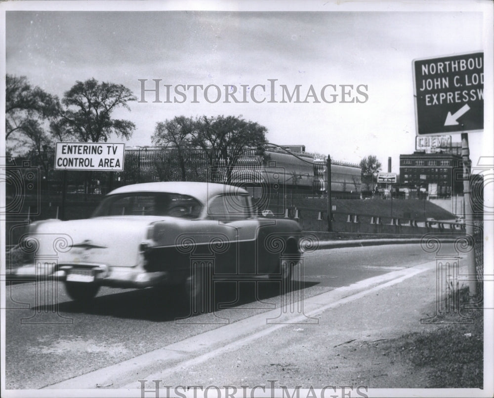 1962 Press Photo Traffic Electronic Control Detroit