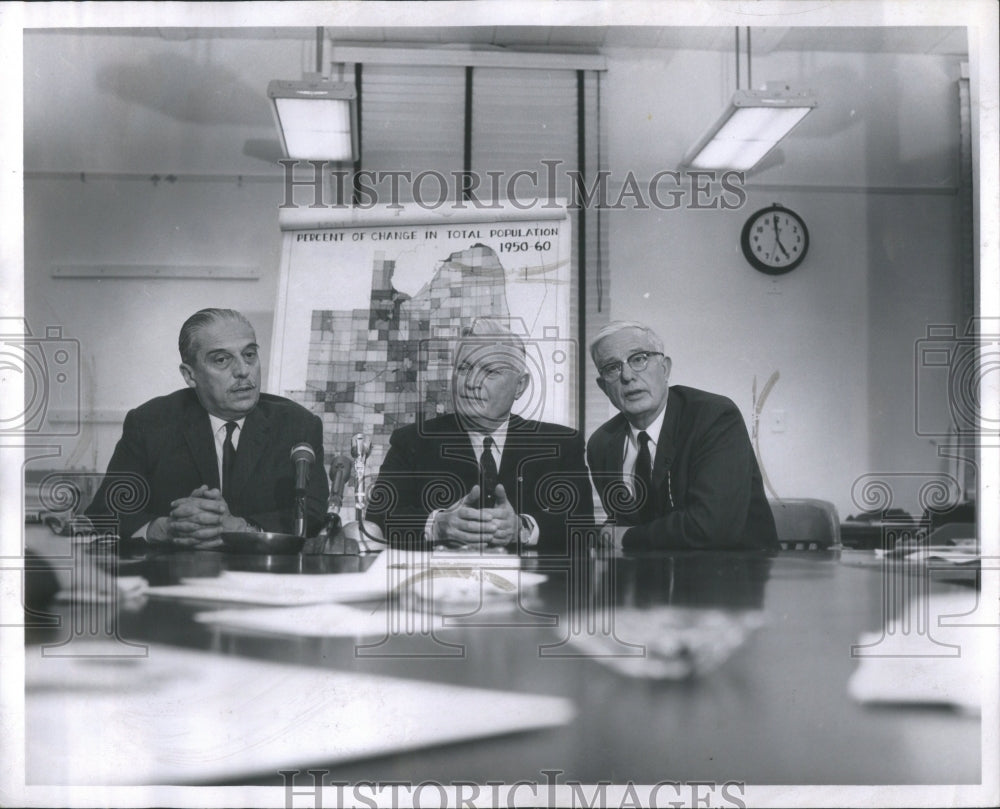 1965 Press Photo Walker Cisler Doxiado Cisler Wayne