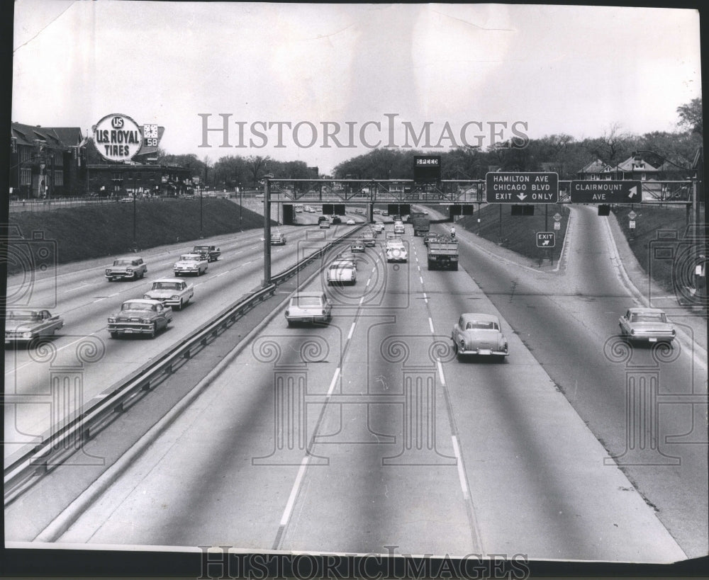 1962 Press Photo Traffic Electronic Control