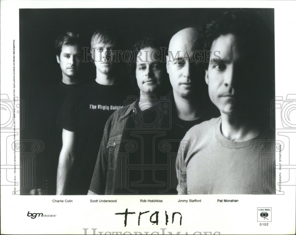 2001 Press Photo Train Band Hotchkiss Monahan