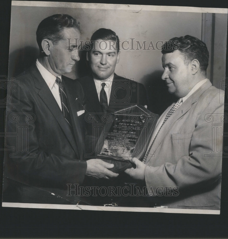 1956 Press Photo James Trainer Detroit Times Editor