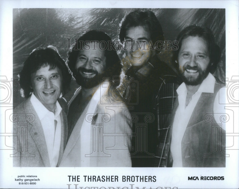 1983 Press Photo The Thrasher Brothers Entertainers