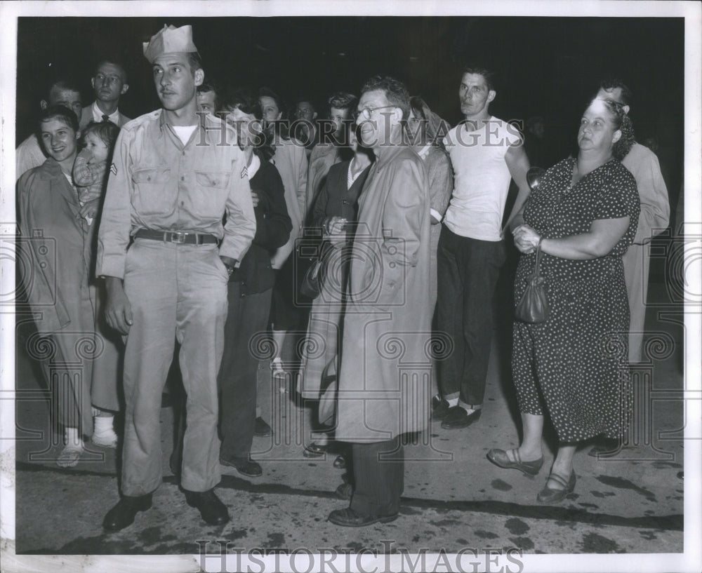 1953 Press Photo Cpl Carl T Stout Prison Bewildered