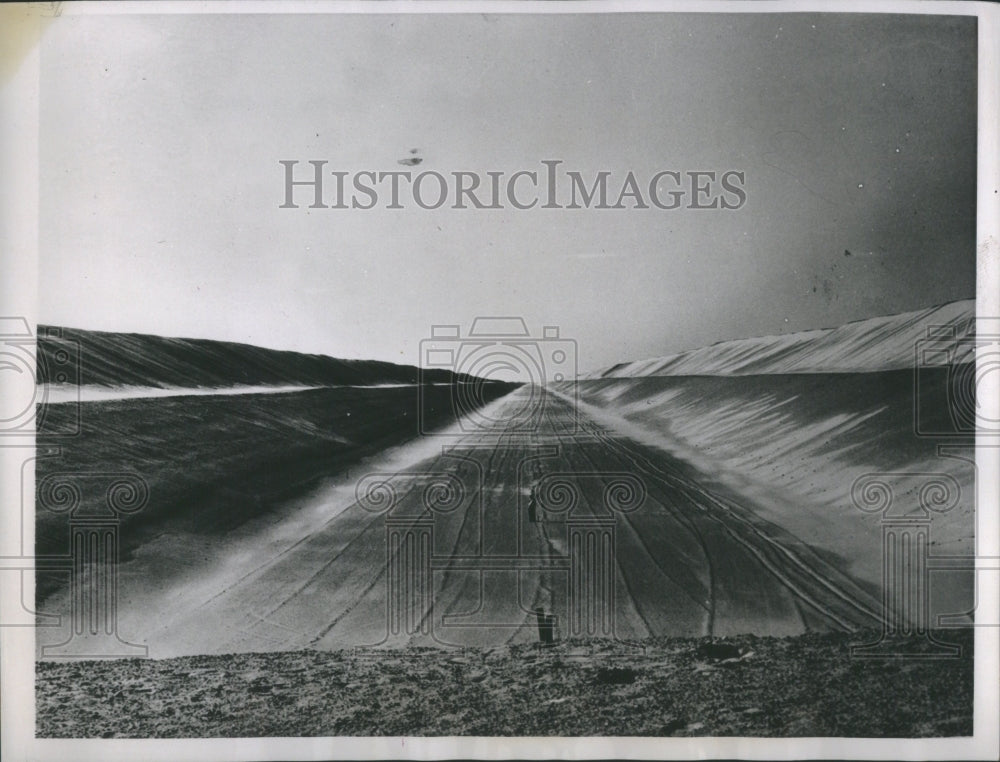 1937 Press Photo American Canal Mexican Water Border