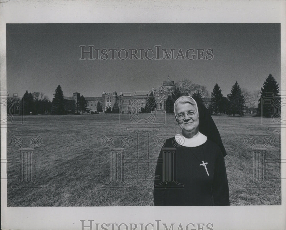 1979 Press Photo Mother Mary Clarentihe Provincial Supe