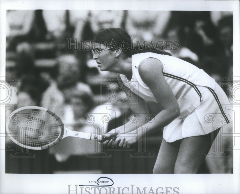 1971 Press Photo Kris Kemmer Tennis Player Picture