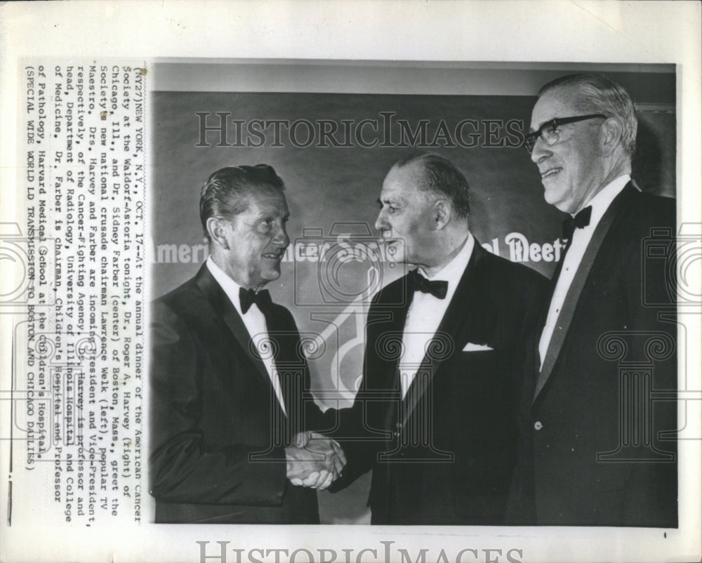 1967 Press Photo American Cancer Society Roger Harvey