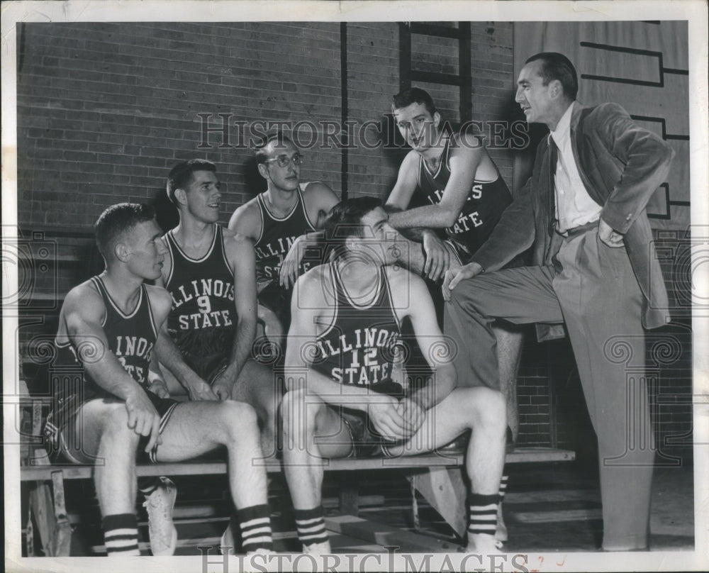 1962 Press Photo Pim Goff Coach Eastern Illinois State