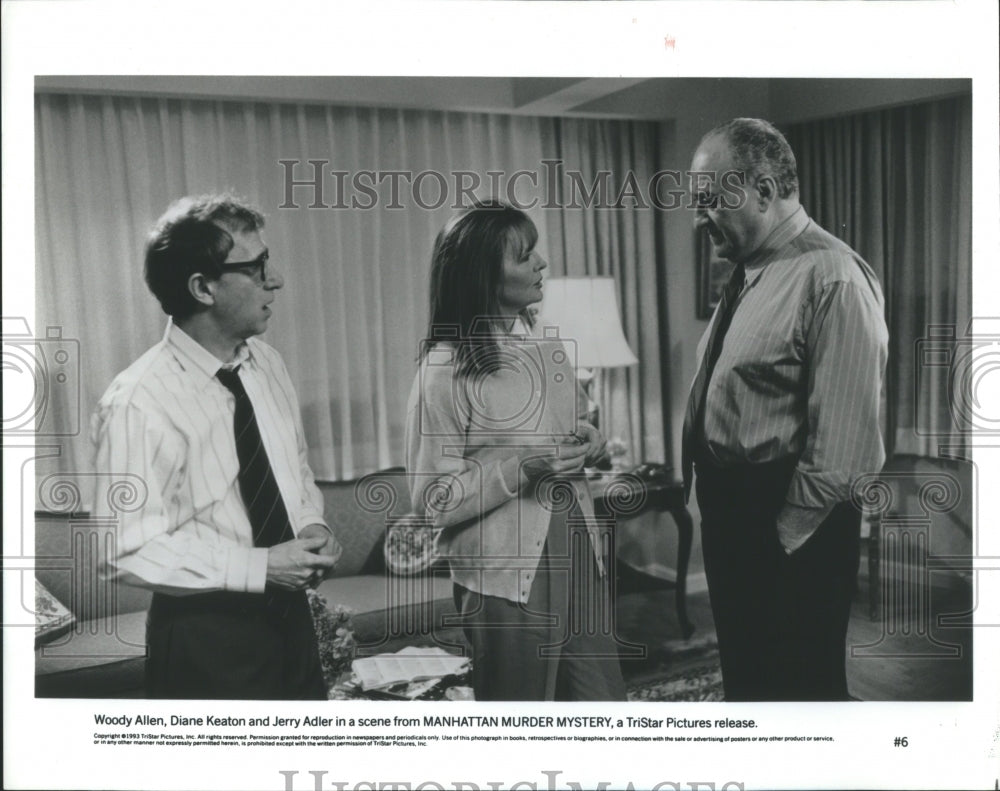 1993 Press Photo Woody Allen