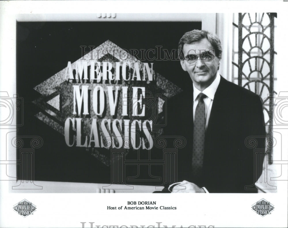 1991 Press Photo Bob Dorian Television Host Movie - RRS85903 - Historic Images