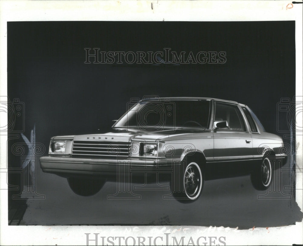 1980 Press Photo New Dodge Model Car Automobiles