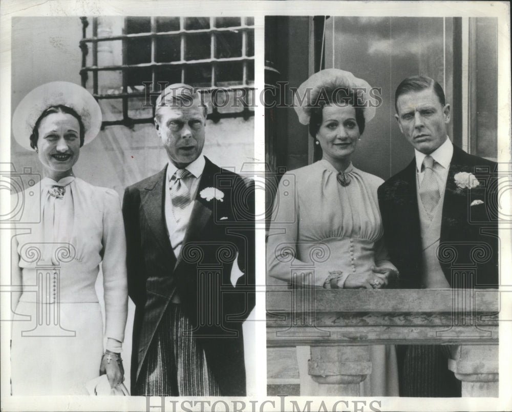 1980 Press Photo Edward &amp; Mrs. Simpson