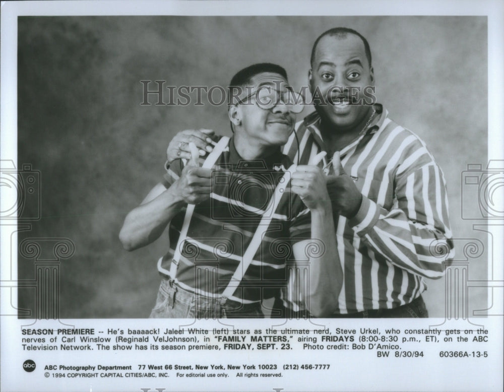  Jaleel White Reginalc Vel Johnson Family - Historic Images