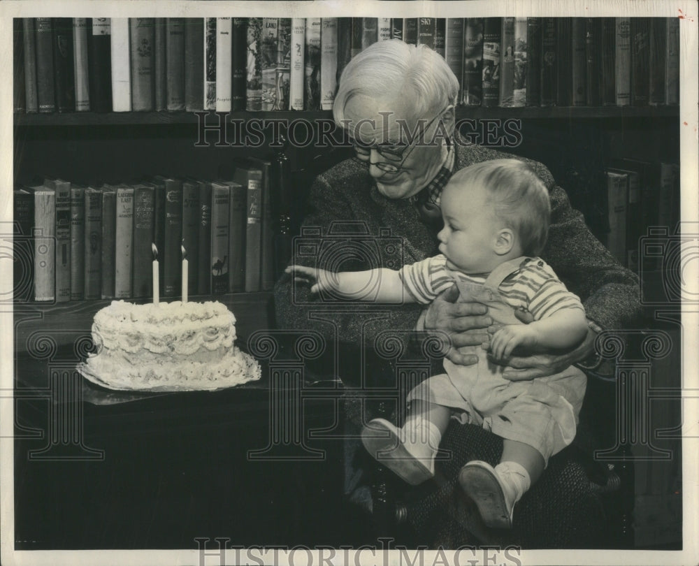 1953 Press Photo Butler Manvill Hawkings Falls Program