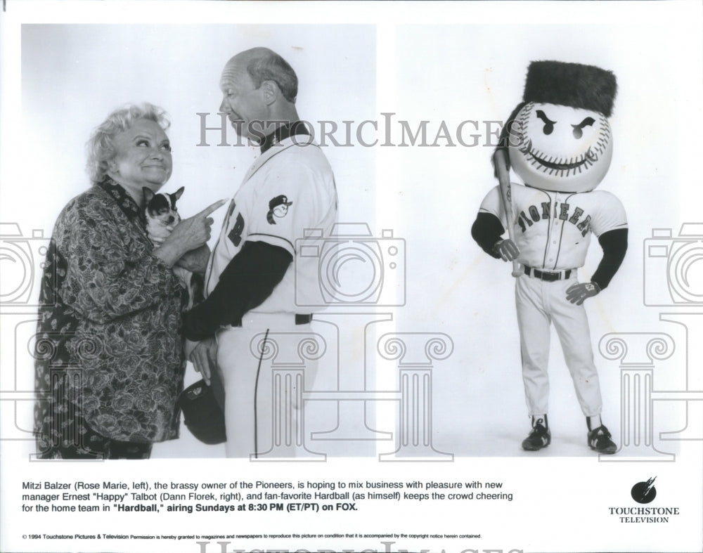 1994 Press Photo Rose Marie Manager Ernest Happy Dann