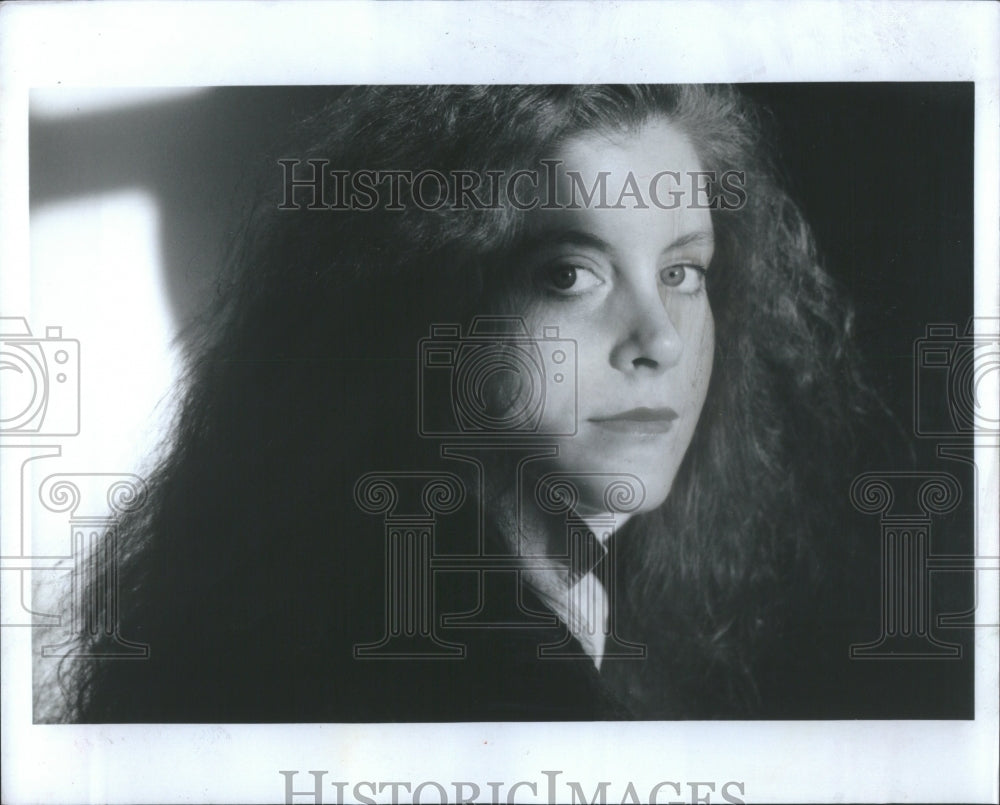 1986 Press Photo Hallie Foote Actress Valentines Day