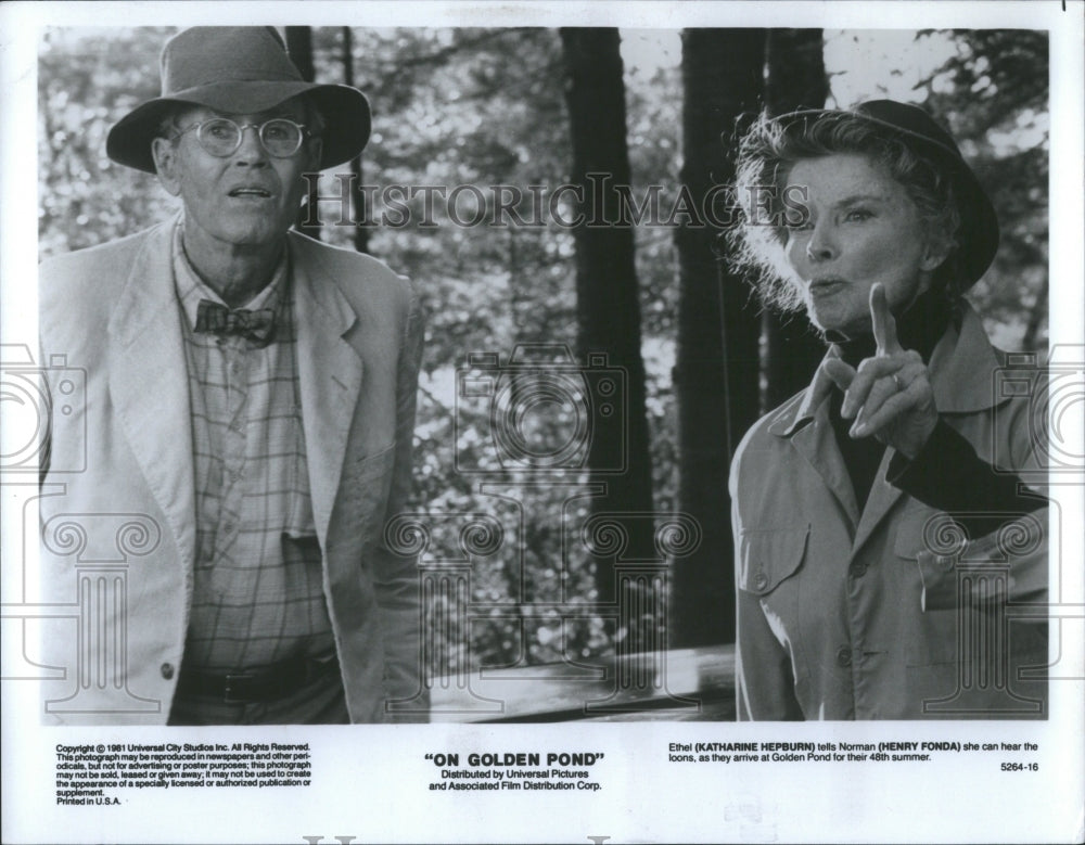 Press Photo Golden Pond 1981 American Drama Film Acadam