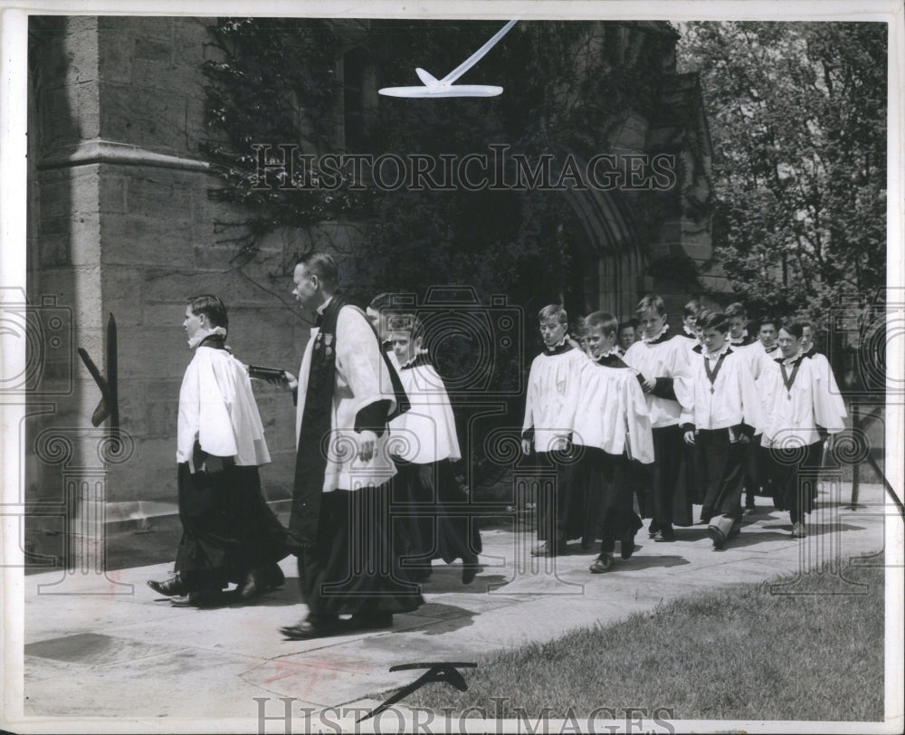 1943 Press Photo Rev Francis B Creamer Cgrist Church An