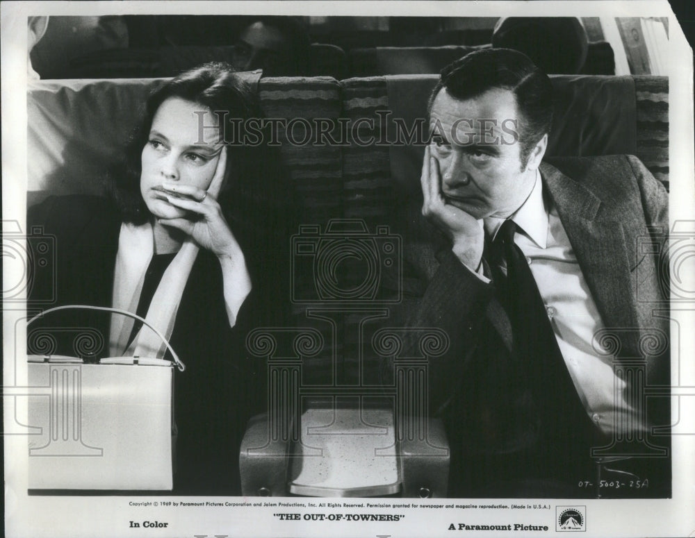 1970 Press Photo Sandy Dennis Actress